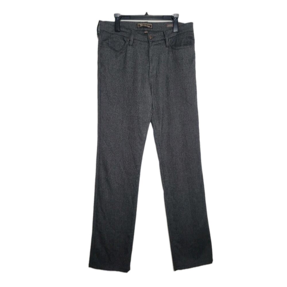 34 Heritage Pants Mens 36×36 Gray Charisma Comfort Rise Classic Career Office